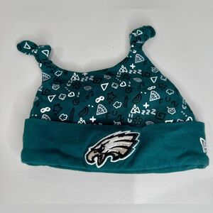 Infant Baby NFL New Era Philadelphia Eagles Cotton Beanie Hat Green One Size